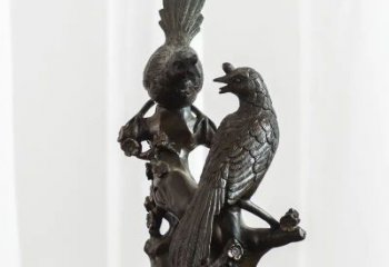 松北園林喜鵲雕塑