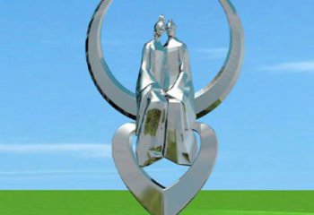 湖北創意牛郎織女雕塑