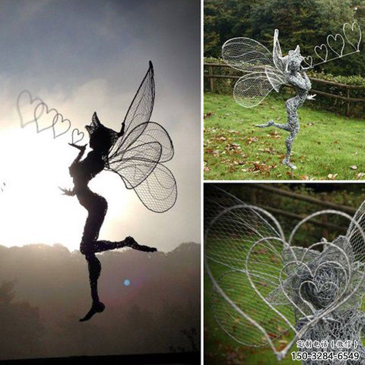 十堰小精靈雕塑，抽象卡通雕塑，美陳人物擺件