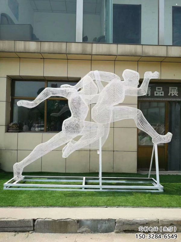 遼源鏤空跨欄雕塑制造商,透雕雕塑,鐵藝體育人物雕塑供給 遼源鏤空跨欄雕塑制造商,透雕雕塑,鐵藝體育人物雕塑供給