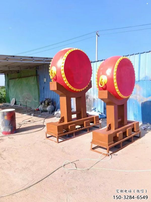 建鄴景觀戰鼓雕塑 建鄴景觀戰鼓雕塑
