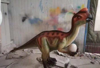 南關抽象恐龍雕塑制造，動物雕塑，玻璃鋼恐龍雕塑展品