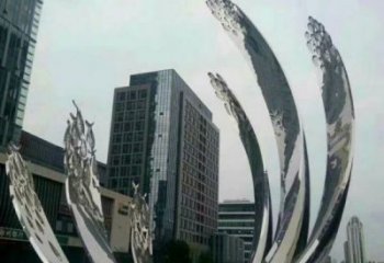 寬城地面噴泉雕塑小品，圓環結構概念，旱地水景噴泉體系