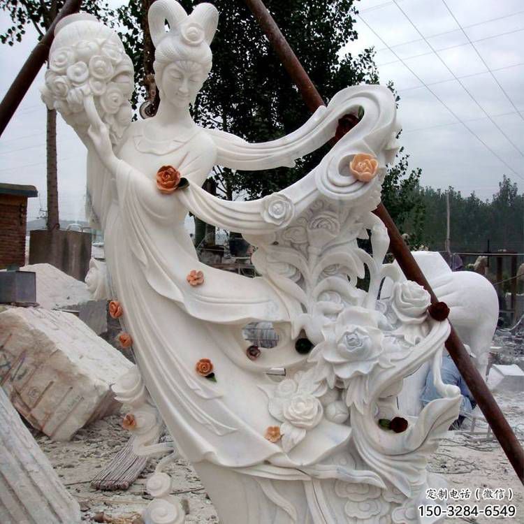 萬(wàn)柏林公園天女散花雕塑 萬(wàn)柏林公園天女散花雕塑