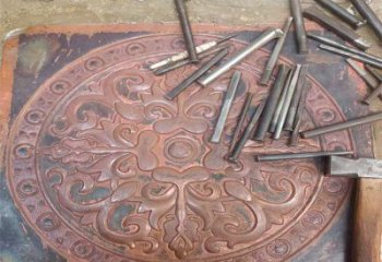 盤錦花卉浮雕精品，鍛銅構件，別墅花卉浮雕廠家