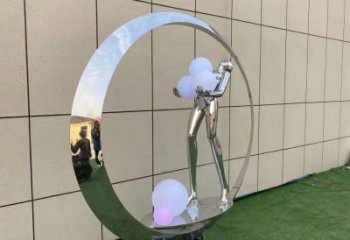 阿拉善盟仙子雕塑展品，公園小品，景觀圓環(huán)仙子雕塑生產(chǎn)商