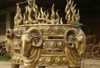 鄂爾多斯廣場(chǎng)福鼎雕塑