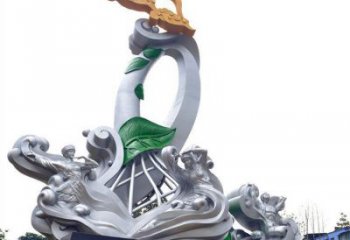 晉源蘭花雕塑承接，城市裝飾，大型蘭花花朵雕塑公司