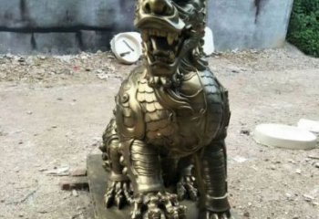 陽泉校園麒麟雕塑，拉絲海洋雕塑，卡通主題