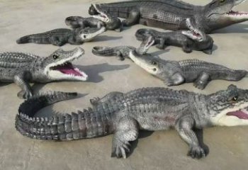 臺州園林鱷魚雕塑