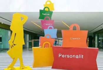 北碚購物人雕塑選定，景觀雕塑，不銹鋼購物人雕塑生產商