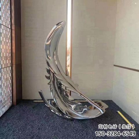 抽象羽毛雕塑 啞光景觀小品 室內雕塑 抽象羽毛雕塑 啞光景觀小品 室內雕塑